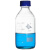 京京 玻璃棕色透明蓝盖丝口试剂瓶高硼硅蓝盖瓶100/250/500/1000ml 透明250ml