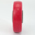 海斯迪克 PVC红色单配脚轮手推车轱辘工业轮子 5寸单轮（2个起售）