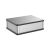 铝合金外壳控制器防水盒铝型材壳体电源密封盒铝盒子定做150*115 B款15011530墨玉黑深灰塑盖