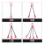 富都华创 起重吊索具 2吨4米4腿 猛钢铁链条吊链行车吊装工具 FDHC-DSJ-018