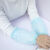 韩版蕾丝花边套袖女短款务办公手袖夏季防晒防污护袖头 蕾丝透明浅蓝色 蕾丝透明浅蓝色
