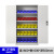 工具柜铁皮柜重型五金零件维修收纳柜工厂汽修车间用工具箱储物柜 通门灰白(不带网)