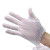 百舸 防静电手套  无尘手套 电子工业生产透气薄款劳保作业手套 双面条纹 10双