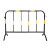 铁马护栏围栏道路护栏工地施工隔离栏交通防护栏镀锌移动商场围挡 1*1.5米黑黄（5斤）一般的