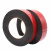 联嘉 红膜黑色海绵双面胶带 PE泡棉强力汽车泡沫金属粘接双面胶 宽30mm×长10m