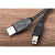 RS Pro 欧时 StarTech.com USB线, USB A公插转USB B公插, 2m长, USB 2.0, 黑色1862787