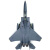 恋尚熊f15e战斗机模型 F15-E美空军打击鹰战斗机1:100飞机模型玩具航模 1:100美空军F15E战斗机