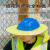 智宙工地防晒安全帽遮阳帽透气施工干活电风扇帽男 双风道标准版-红色9500