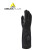 代尔塔 201510 高性能氯丁橡胶防化手套 长38cm 耐磨手套 黑色 9.5码 1副