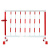 百图晟 变压器防护围栏 玻璃钢绝缘安全围栏 电力化工隔离围栏配电室箱 防护栏 高1.2*长1.5米