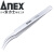 安力士牌（ANEX）进口精密不锈钢圆头弯嘴镊子No.207元器件夹持 圆尖细鹫型120mm