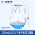 斜四口烧瓶 四颈反应瓶实验室磨口标口厚壁玻璃圆底烧瓶化学 5000ml/50*24*3