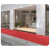 海斯迪克 PVC镂空防滑垫 S形塑料地毯浴室地垫门垫 红色0.9m*1m(厚4.5mm) HKTA-82