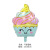 胖进（COZYGO）冰淇淋气球 新款可爱冰激凌雪糕气球儿童生日装饰布置节庆用品糖 可爱雪糕(无品) 1个