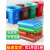 分类大垃圾袋大号加厚彩色物业蓝色红色绿色咖啡色棕色特大塑料袋 乐贝静 红色100*120加厚3丝50只+1卷 加厚