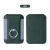 富乌大容量证件包适用三星T7苹果15磁吸卡包手机背贴卡套松紧带指环14 自带指环支架卡托-绿色 iPhone 其他型号