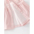 迪士尼（Disney）粉色格子女宝宝套装分体两件套夏装女童外出小公主纯棉婴儿装 粉色千鸟格 A类纯棉 100cm