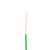 金龙羽 国标铜芯电线 单芯多股软线阻燃电缆 ZC-BVR 4平方电线100米/卷 绿色