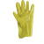 劳保佳 浸塑手套 棉毛浸塑 化工机械电镀手套黄色1双装