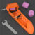 磨钻头神器麻花钻头打磨器研磨修复转头专用电动磨石自动修磨机 橙红-Orange磨钻神器 磨钻器一套2个砂轮+1-10十支钻头