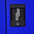 企金 重型工具柜 1800*1000*500mm 蓝色加厚四层带挂板五金工具收纳柜车间铁皮柜带锁收纳柜1台 QJ-ZX0419