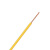 金龙羽 国标铜芯电线 单芯多股软线电缆 BVR*1平方电线 100米/卷 黄色