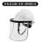 承琉头盔式安全帽电焊防护面罩焊工焊接防烤脸焊帽头戴式全脸轻便 白色安全帽支架面屏