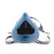 VIAN防尘毒面罩面具 6502防毒半面罩(不含配件) 硅胶防毒面罩 汽车喷漆 化工消毒作业