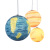 星球吊灯店铺大厅幼儿园游乐场咖啡厅餐厅酒吧台艺术圆球月球吊灯 其他星球款 直径35cm