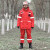 谋福（CNMF）255 红色冬季救援棉服 户外抢险防水透气应急服装 搜救消防反光衣（冬季救援棉服S码）
