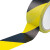 海斯迪克 HKJD-005 警示胶带 地板胶带 PVC安全警戒车间划线胶带 黄色4.8cm*16y