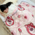 迪士尼儿童卡通A类凉感豆豆毯夏季沙发空调盖毯幼儿园单人午睡毯可机洗 草莓熊 80*120cm-盖毯