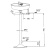 润旺达 WJH0359A立式紧急洗眼器 化工实验室医院紧急装置 SS304不锈钢 黄色