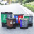 中环力安 垃圾分类垃圾桶带盖大号双桶干湿脚踏商用餐饮公共场合 A 30L蓝红（可回收+有害）
