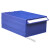 适用于定制零件盒工具柜零件分类物料盒螺丝塑料盒收纳盒抽屉议价 新款F1外180*95*50mm全蓝