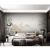 蓝鱼（LANYU）新中式3D电视背景墙壁纸墙布 卧室墙纸大理石纹轻奢定制壁画 全光釉晶瓷画