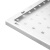 圣极光五金工具挂板货架洞洞板多功能整理板可定制G3668白色1米