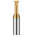 惠世达       钨钢燕尾铣刀槽刀高光铝用加硬质合金燕尾倒角刀不锈钢 1*45度*4D 