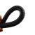 德力西软管加厚蛇皮管波纹管穿线电工管套电缆电线套管PE管黑色 外径25mm黑色（50米）