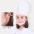 山头林村餐饮口罩塑料厨师口罩透明微笑食堂餐厅饭店口罩防雾防飞沫口水罩 3个试用装
