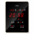 虹光（HonGuan）电子日历客厅电子表数字显示挂钟带日历万年历时尚29*39cm竖红