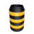 卡英 电线杆防护桶 警示防撞桶交通安全保护杆 高压线杆保护桶黄黑电力警示防撞墩 1*0.35*0.5米