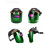 鹿色光电变面具头戴式面焊自动面罩帽子防护罩焊工眼镜电焊全脸氩弧焊 jk7788+电焊手套+防护眼镜+40片