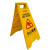 白云清洁（BAIYUN CLEANING）小心地滑 加厚A字牌 人字牌告示牌 10个装 警示牌塑料指示牌