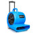Supercloud 强力吹干机大功率地板吹风机工业商用地面酒店卫生间烘干机 SK-800B蓝色