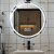 TIFICY智能镜卫生间镜子北欧浴室镜壁挂卫浴镜防雾镜洗手台LED灯圆型镜 A款+线控+白光B款留言或备注 50cm
