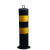 加厚钢管警示柱防撞柱路障柱固定隔离柱路桩地桩反光铁立柱警示桩 60公分提环款