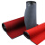 科力邦（Kelibang） 条纹复合地毯 可裁剪双条纹PVC复合防滑地垫 酒店地垫走廊防滑地毯1.8*10m KB1211酒红色