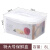 收纳盒厨房塑料保鲜盒套装微波炉饭盒便当盒鸡蛋收纳盒密封 日式超大号8L单个装
