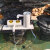 太阳能鱼缸循环水泵抽水泵鱼池小潜水泵小型喷泉流水系统水上水泵 5瓦板泵固定架40cm过滤器